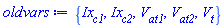 {Ix[c1], Ix[c2], V[at1], V[at2], V[t]}