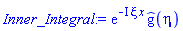 exp(-I*xi*x)*`#mrow(mover(mo(g),mo("^")))`(eta)