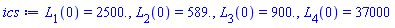 L[1](0) = 2500., L[2](0) = 589., L[3](0) = 900., L[4](0) = 37000