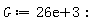 G := 0.26e5
