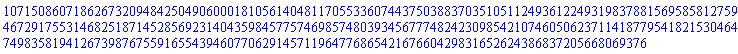 10715086071862673209484250490600018105614048117055336074437503883703510511249361224931983788156958581275946729175531468251871452856923140435984577574698574803934567774824230985421074605062371141877954182153046474983581941267398767559165543946077062914571196477686542167660429831652624386837205668069376