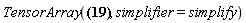 TensorArray(E[a, mu]*E[b, `~mu`] = Physics:-Tetrads:-eta_[a, b], simplifier = simplify)
