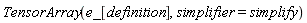 TensorArray(e_[definition], simplifier = simplify)
