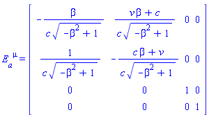 E[a, `~mu`] = Matrix(%id = 18446744078361623718)