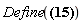 "Define(?)"