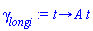 proc (t) options operator, arrow; A*t end proc