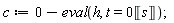 c := 0-(eval(h, t = 0*Unit('s')))