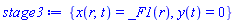 {x(r, t) = _F1(r), y(t) = 0}
