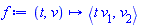 proc (t, v) options operator, arrow; `<,>`(t*v[1], v[2]) end proc