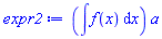 (int(f(x), x))*a