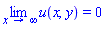 limit(u(x, y), x = infinity) = 0