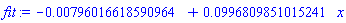 -HFloat(0.00796016618590964)+HFloat(0.09968098510152414)*x