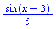 (1/5)*sin(x+3)