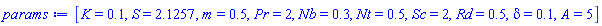 [K = .1, S = 2.1257, m = .5, Pr = 2, Nb = .3, Nt = .5, Sc = 2, Rd = .5, delta = .1, A = 5]