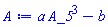 A_5^3*a-b