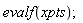evalf(xpts)