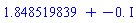 1.848519839-0.*I