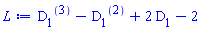 D[1]@@3-D[1]@@2+2*D[1]-2