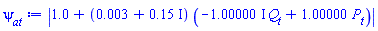 abs(1.0+(0.3e-2+.15*I)*(-(1.00000*I)*Q__t+1.00000*P__t))