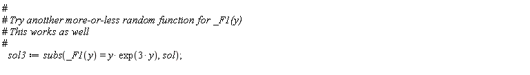 sol3 := subs(_F1(y) = y*exp(3*y), sol)