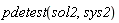pdetest(sol2, sys2)
