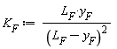 K[F] := L[F]*y[F]/(L[F]-y[F])^2