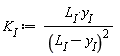 K[I] := L[I]*y[I]/(L[I]-y[I])^2