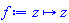 proc (z) options operator, arrow; z end proc