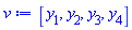 [y[1], y[2], y[3], y[4]]
