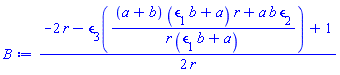 (1/2)*(-2*r-epsilon[3](((a+b)*(b*epsilon[1]+a)*r+a*b*epsilon[2])/(r*(b*epsilon[1]+a)))+1)/r