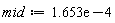 mid := 0.1653e-3