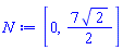 [0, (7/2)*2^(1/2)]