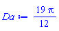 (19/12)*Pi