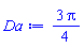 (3/4)*Pi