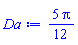 (5/12)*Pi