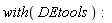 with(DEtools)