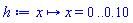 proc (x) options operator, arrow, function_assign; x = 0 .. .10 end proc