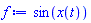 sin(x(t))