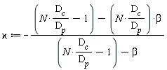`&varkappa;` := -(N*D__c/D__p-1-N*D__c*beta/D__p)/(N*D__c/D__p-1-beta)