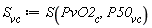 S__vc := S(PvO2__c, P50__vc)