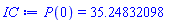 P(0) = 35.24832098