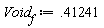 Void__f := .41241