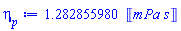 1.282855980*Units:-Unit(mPa*s)