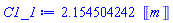 2.154504242*Units:-Unit(m)