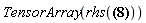 TensorArray(rhs(E[mu, `~nu`] = Physics[d_][mu](XX[`~nu`], [M])))