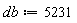 db := 5231