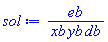 eb/(xb*yb*db)