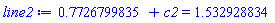 .7726799835+c2 = 1.532928834