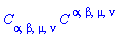 Physics:-Weyl[alpha, beta, mu, nu]*Physics:-Weyl[`~alpha`, `~beta`, `~mu`, `~nu`]