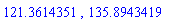 121.3614351, 135.8943419